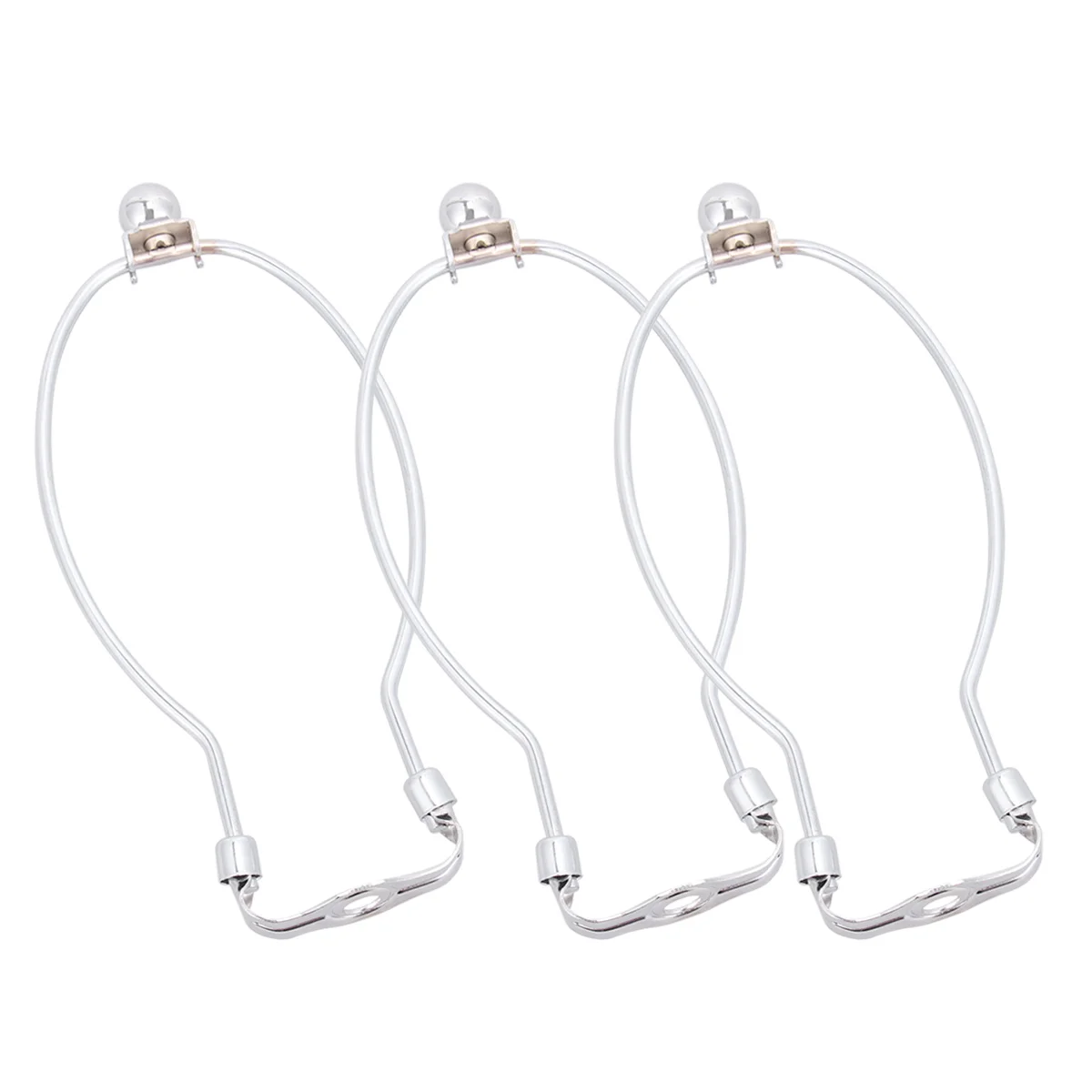 3 Pcs Table Lamp Harp Holder Silver Lampshades for Light Crystal Horn Bracket Floor
3 Pcs Table Lamp Harp Holder Silver Lampshades for Light Crystal Horn Bracket Floor