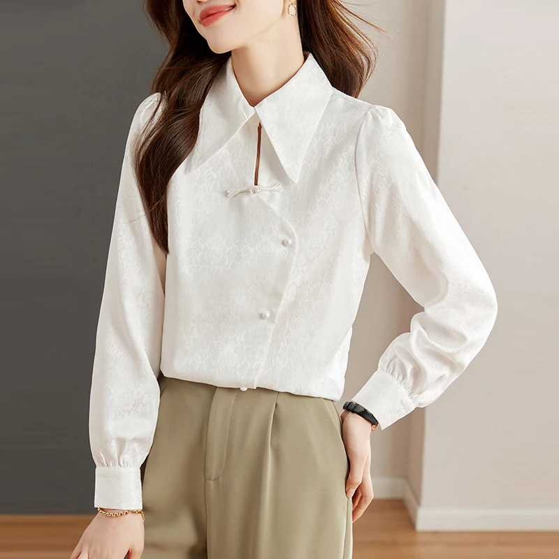 New Long Sleeve Turn Down Collar Women Shirt White Shirt Blouse Women Tops Blouses Shirts Blusas Para Mujer Camisas Blusas M685
New Long Sleeve Turn Down Collar Women Shirt White Shirt Blouse Women Tops Blouses Shirts Blusas Para Mujer Camisas Blusas M685