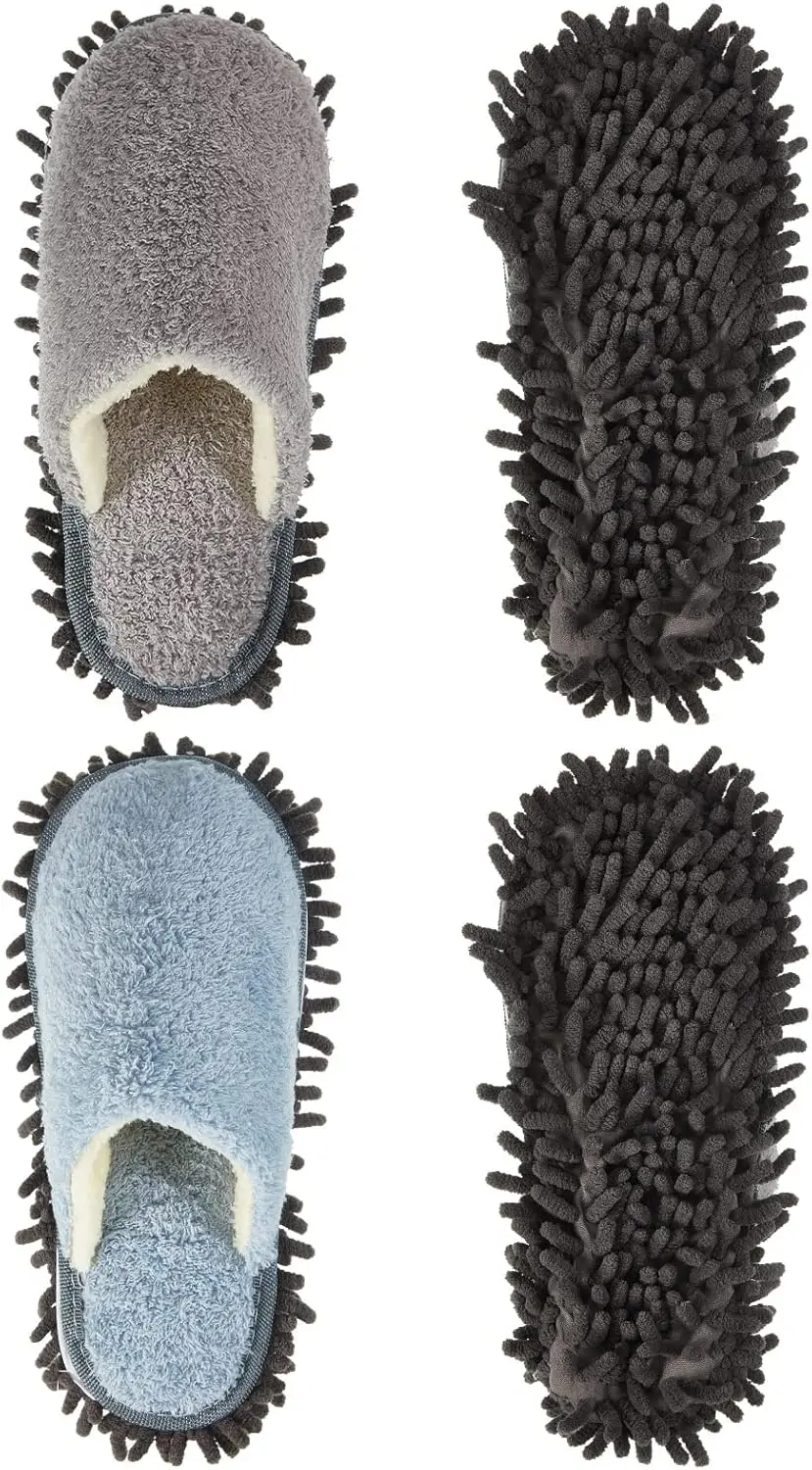 2 Pair Microfiber Slippers Floor Cleaning Chenille Mop Slippers Base Board Cleaner Household Cleaning Tools for Wood Floor Du
2 Pair Microfiber Slippers Floor Cleaning Chenille Mop Slippers Base Board Cleaner Household Cleaning Tools for Wood Floor Du