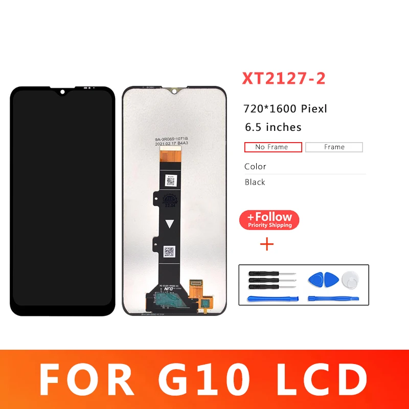 6.5 Inch Premium Quality LCD Display For Motorola Moto G10 Touch Screen Pantalla For Moto G10 XT2127-2 LCD Replacement Parts
6.5 Inch Premium Quality LCD Display For Motorola Moto G10 Touch Screen Pantalla For Moto G10 XT2127-2 LCD Replacement Parts