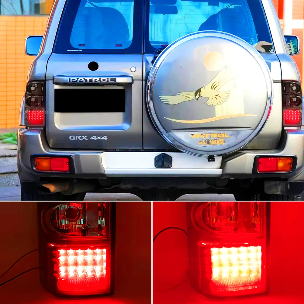 For Nissan Patrol Y61 1997 1998 1999 2000 2001 2002 2003 2004 LED Rear Tail Light Stop Brake Lamp Fog Lamp Car Accessories
For Nissan Patrol Y61 1997 1998 1999 2000 2001 2002 2003 2004 LED Rear Tail Light Stop Brake Lamp Fog Lamp Car Accessories