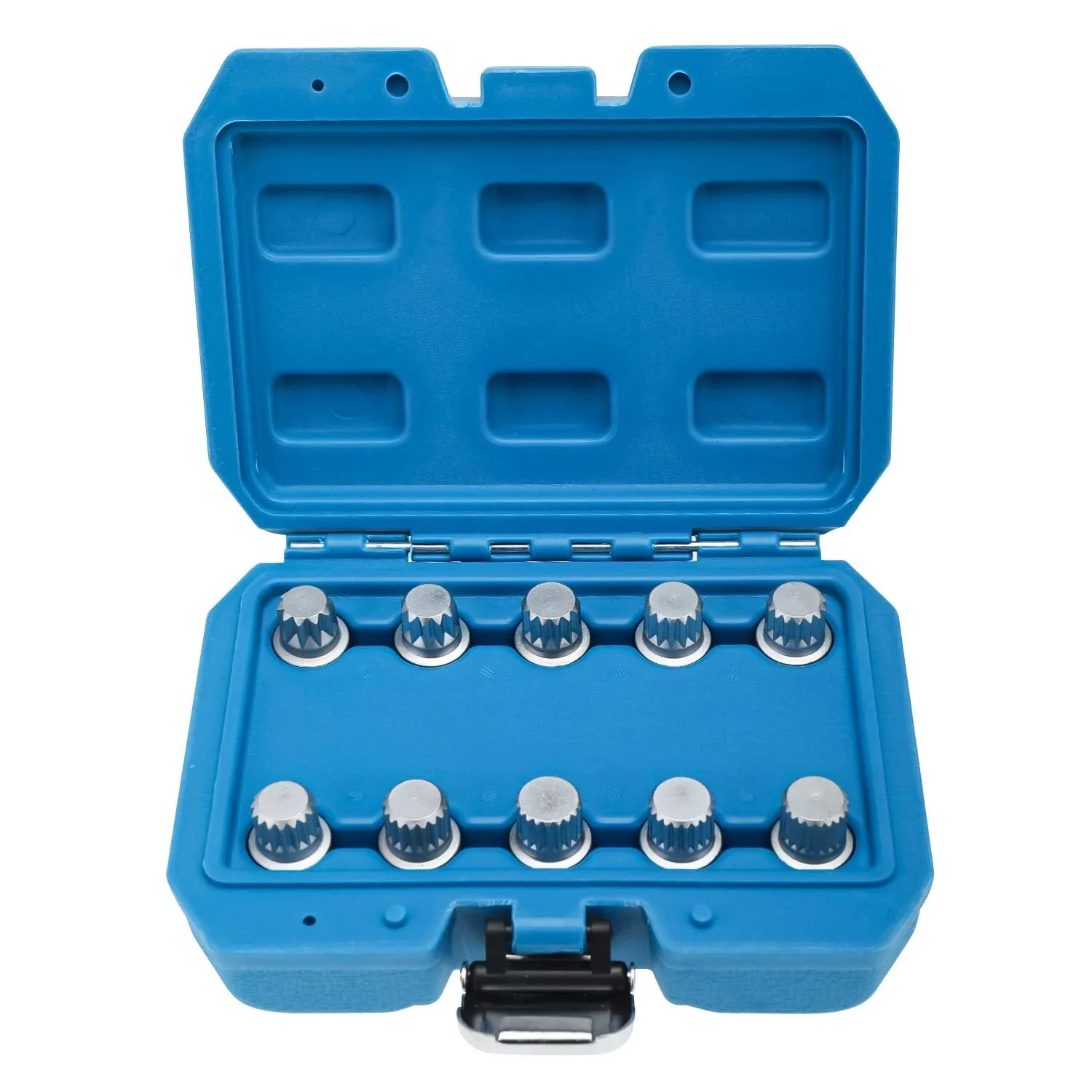 10Pcs VW Wheel Lock Nut Socket Key Set ABC Series Anti-Theft Lug Nut Removal Tool
10Pcs VW Wheel Lock Nut Socket Key Set ABC Series Anti-Theft Lug Nut Removal Tool