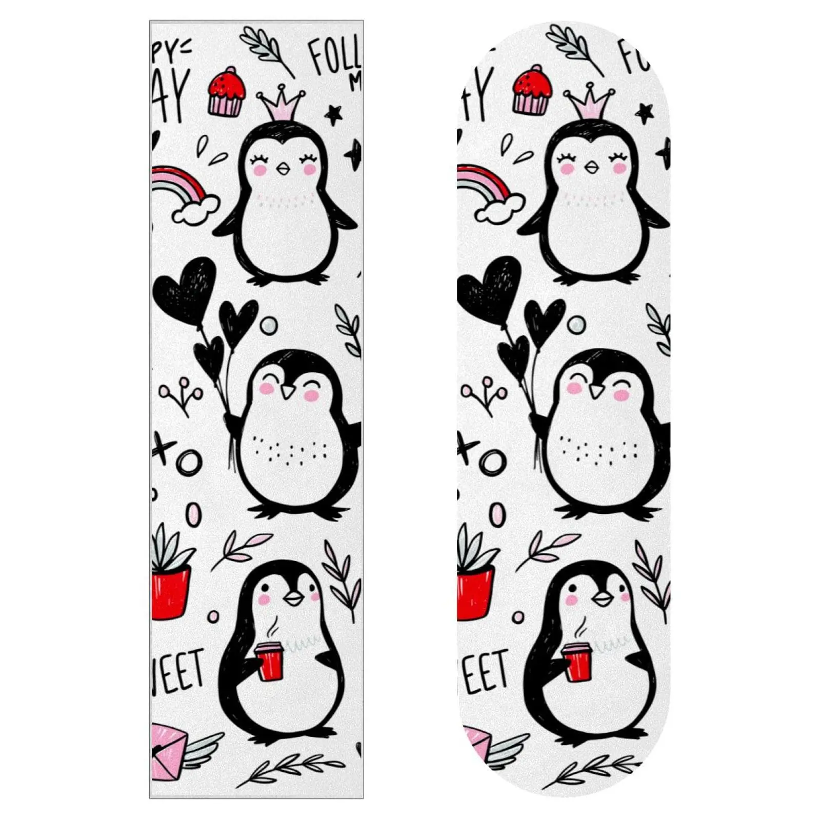 Skateboards Grip Tape Design Winter Penguin Pattern Longboard Anti Slip Sandpaper Sticker Waterproof Skateboards Paper 33x9 Inch
Skateboards Grip Tape Design Winter Penguin Pattern Longboard Anti Slip Sandpaper Sticker Waterproof Skateboards Paper 33x9 Inch