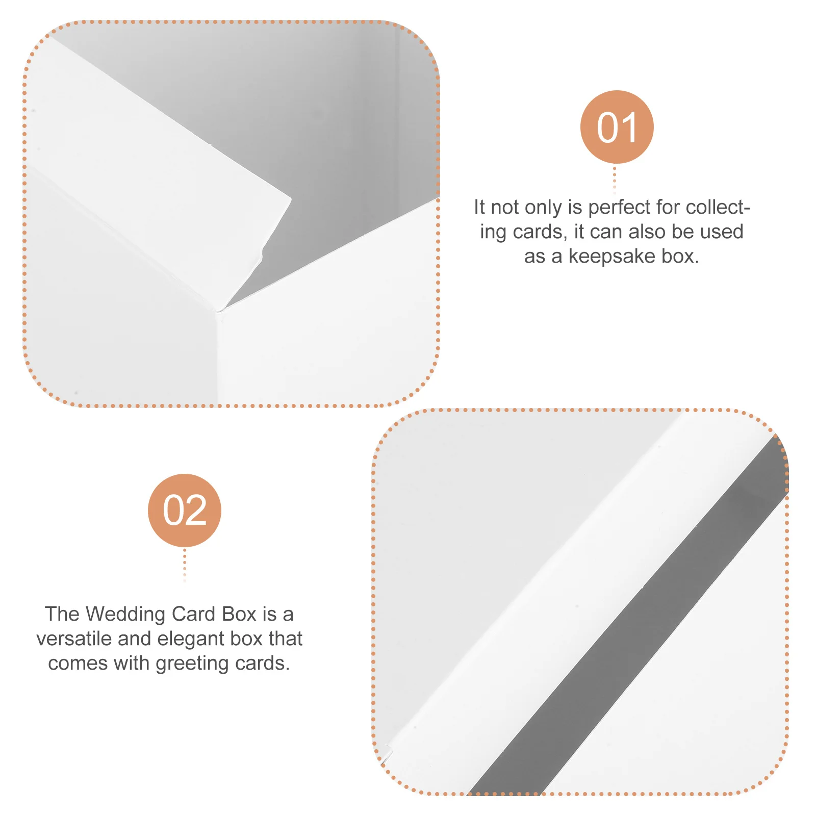 4Sets Wedding Card Box Paper Decorative Envelope Holder Reception Gift Money Storage Keepsake Box Wedding Card Case
4Sets Wedding Card Box Paper Decorative Envelope Holder Reception Gift Money Storage Keepsake Box Wedding Card Case