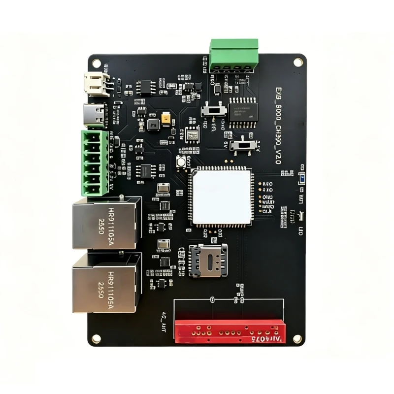 Industrial Control Air8300 Development Board with Two RJ45 Connectors, Two RS485 Lines, Cellular WiFi Ethernet F19E
Industrial Control Air8300 Development Board with Two RJ45 Connectors, Two RS485 Lines, Cellular WiFi Ethernet F19E