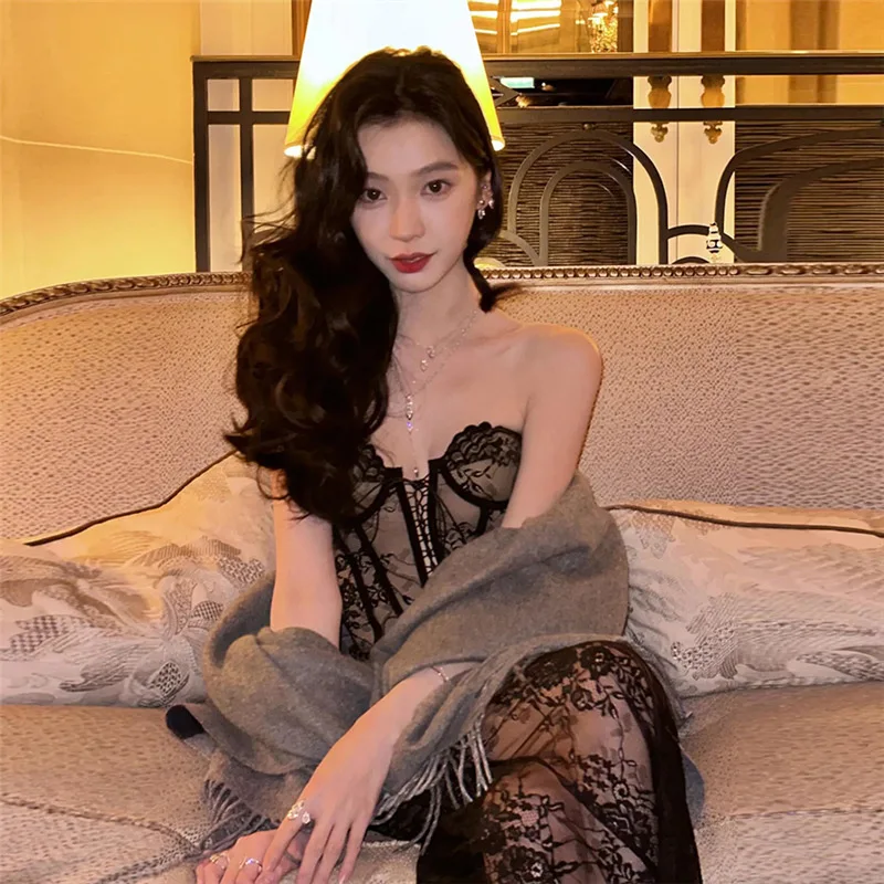 Fashionable Pure Color Slim Fit Tube Top And High Waist Skirt Set Women's Autumn New Arrival Cross-Border Style Ensemble
Fashionable Pure Color Slim Fit Tube Top And High Waist Skirt Set Women's Autumn New Arrival Cross-Border Style Ensemble