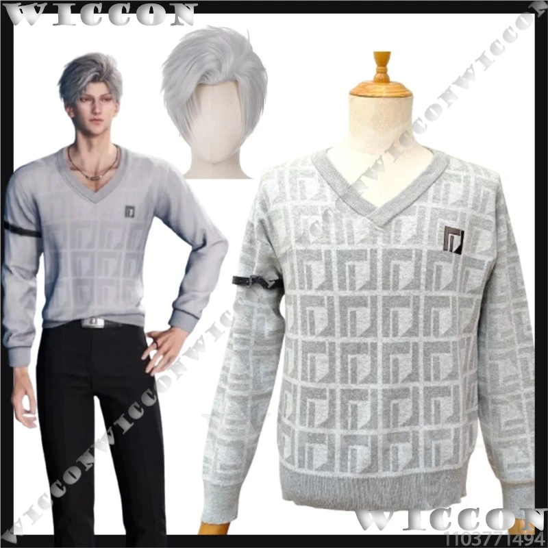 Sylus Qin Che Game Love And Deepspace Хэллоуин Косплей Серый Свитер Черная Повязка Сексуальная Мужская Одежда Парик Опора Хэллоуин Карнавал
Sylus Qin Che Game Love And Deepspace Хэллоуин Косплей Серый Свитер Черная Повязка Сексуальная Мужская Одежда Парик Опора Хэллоуин Карнавал