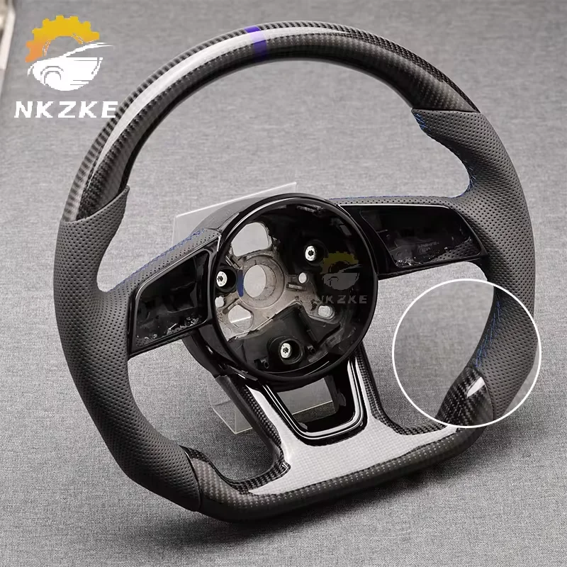 Carbon Fiber Steering Wheel, Suitable For Audi A3 8Y A4 B9 S3 S4 S5 A5 RS3 RS4, Can Be Equipped With Buttons And Shift Paddles
Carbon Fiber Steering Wheel, Suitable For Audi A3 8Y A4 B9 S3 S4 S5 A5 RS3 RS4, Can Be Equipped With Buttons And Shift Paddles