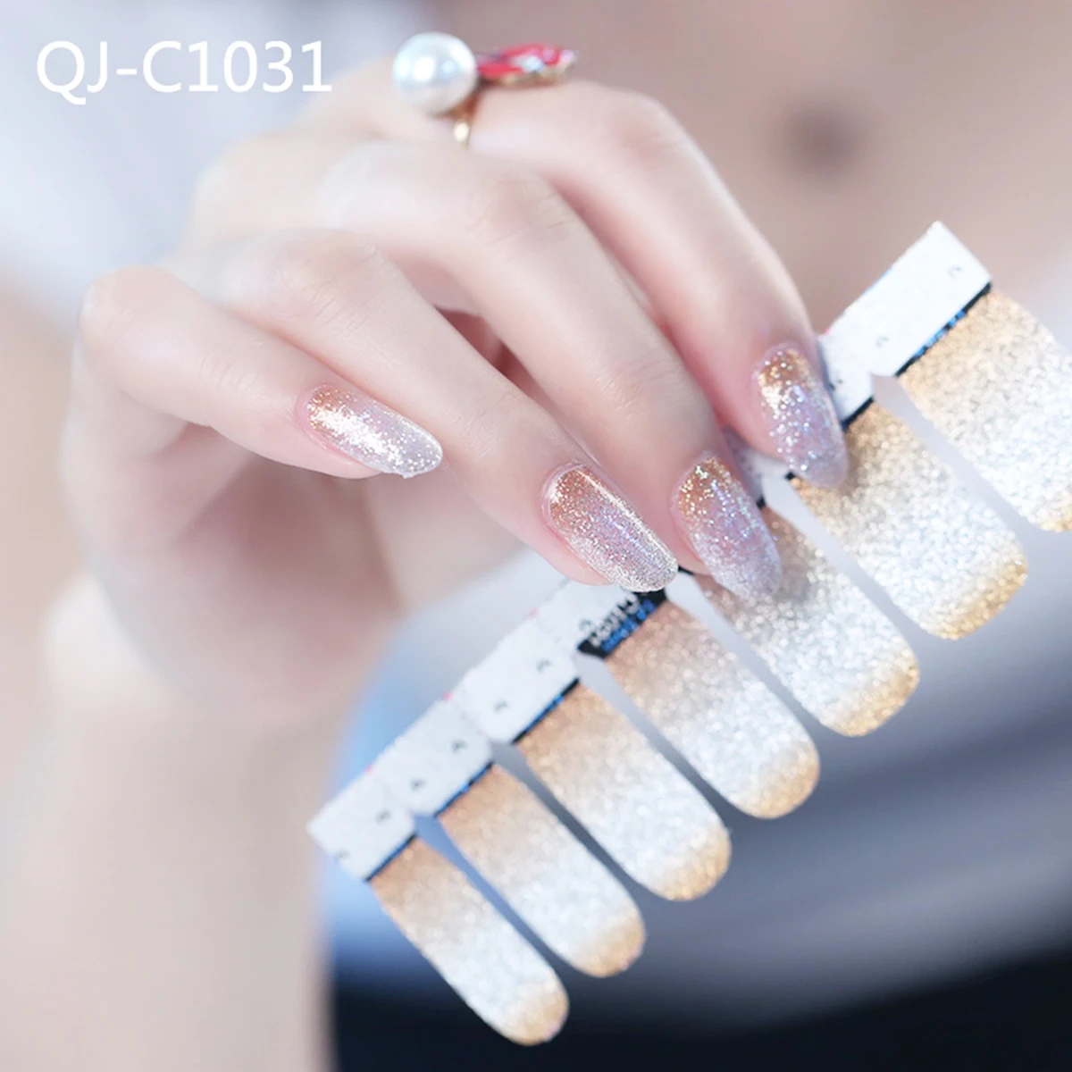 3 Sheets of Glitter Nail Art Sticker Shiny Nail Tip Decal Manicure Decoration for Women Salon ( -C-1031)
3 Sheets of Glitter Nail Art Sticker Shiny Nail Tip Decal Manicure Decoration for Women Salon ( -C-1031)
