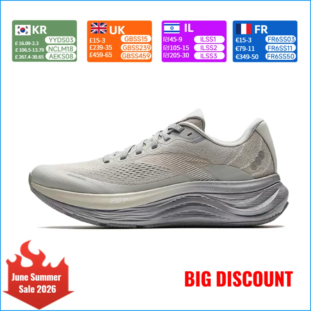 Anta Lvbu 2: Comfortable and Minimalist, Slip-Resistant and Durable, Low-Top Casual Running Shoes for Men, Gray, 112525546-5
Anta Lvbu 2: Comfortable and Minimalist, Slip-Resistant and Durable, Low-Top Casual Running Shoes for Men, Gray, 112525546-5