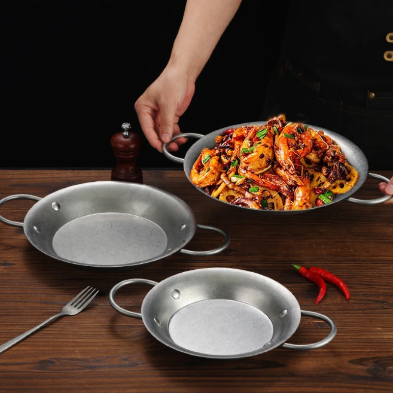 Double Handle Seafood Rice Pot Vintage Stainless Steel Troop Pot Retro Flat Bottom Korean Ramen Pot Restaurant Kitchen Cookware
Double Handle Seafood Rice Pot Vintage Stainless Steel Troop Pot Retro Flat Bottom Korean Ramen Pot Restaurant Kitchen Cookware