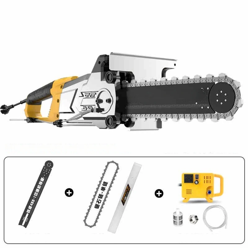 220V Electric Chain Cutting Saw Brushless Diamond Stone Cutting Machine Multi-Function Concrete Wall Puncher Door Cutting
220V Electric Chain Cutting Saw Brushless Diamond Stone Cutting Machine Multi-Function Concrete Wall Puncher Door Cutting
