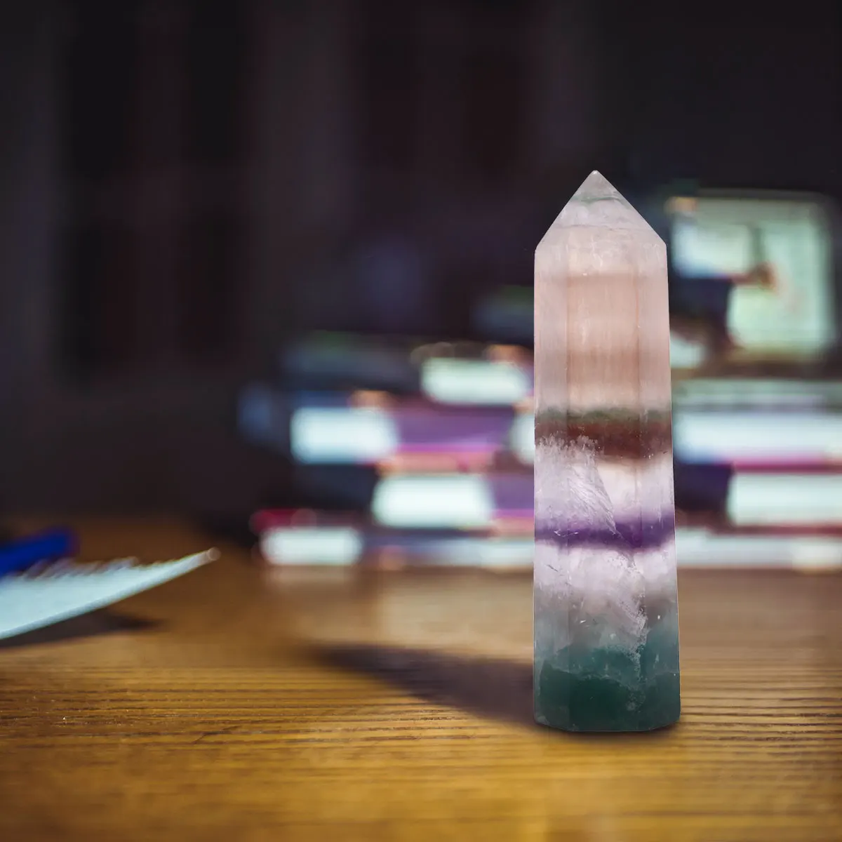 Premium Crystal Pillar Ornament with Colorful Fluorite Finish Stylish Tabletop Decor for Home Interior Desktop Adornment Unique
Premium Crystal Pillar Ornament with Colorful Fluorite Finish Stylish Tabletop Decor for Home Interior Desktop Adornment Unique
