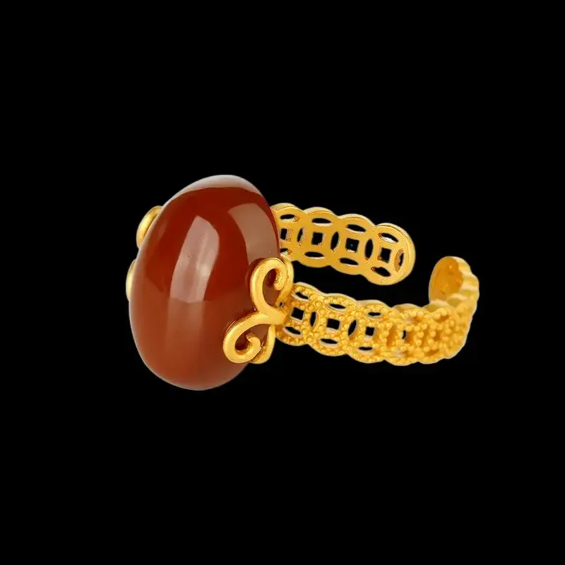 Женское кольцо из серебра 925 пробы с красным нефритом
Женское кольцо из серебра 925 пробы с красным нефритом