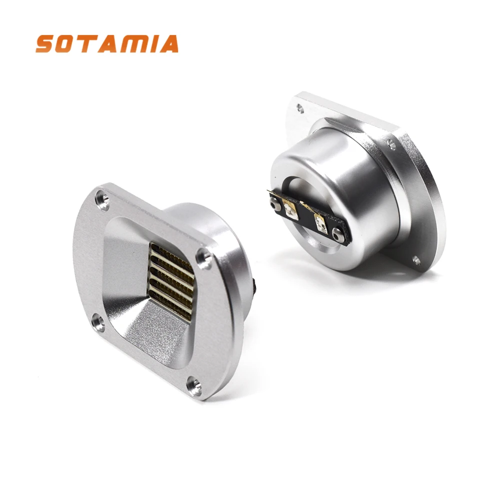SOTAMIA 2Pcs AMT Tweeter Silver Ribbon Treble 30W 4 8 ohm HiFi Speaker AMT Air Motion Transformer Neodymium Driver Loudspeaker
SOTAMIA 2Pcs AMT Tweeter Silver Ribbon Treble 30W 4 8 ohm HiFi Speaker AMT Air Motion Transformer Neodymium Driver Loudspeaker
