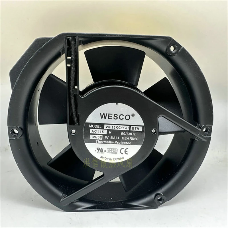 1 шт. новый WESCO WF15KC11-H BTH AC 115 В 39/38 Вт 170X150X50 мм охлаждающий вентилятор
1 шт. новый WESCO WF15KC11-H BTH AC 115 В 39/38 Вт 170X150X50 мм охлаждающий вентилятор