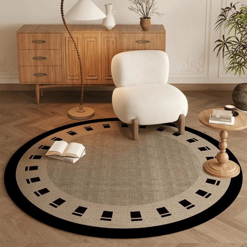 Легкий роскошный круглый полосатый ковер в европейском стиле с принтом для гостиной, креативный прикроватный ковер для спальни, домашний декор, диван, настольный коврик Ковер
Легкий роскошный круглый полосатый ковер в европейском стиле с принтом для гостиной, креативный прикроватный ковер для спальни, домашний декор, диван, настольный коврик Ковер