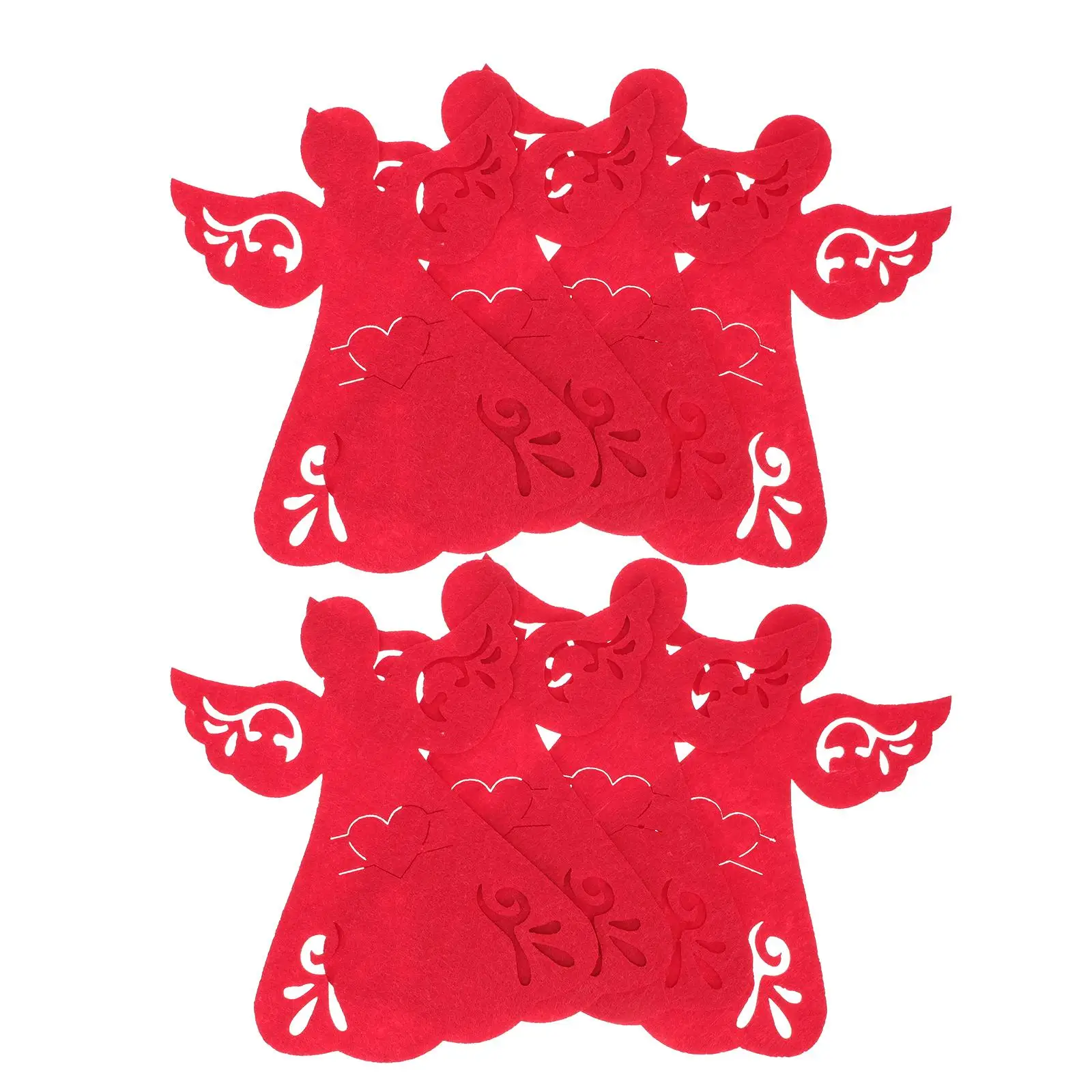 8 Pcs Cutlery Cover Bag Angel Shaped Tableware Adult Tabletop Home Restaurant Decor Xmas Dining Festival Banquet
8 Pcs Cutlery Cover Bag Angel Shaped Tableware Adult Tabletop Home Restaurant Decor Xmas Dining Festival Banquet