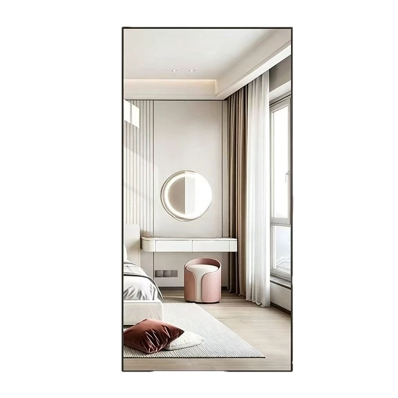 Wall-mounted entrance mirror Household oversized fitting mirror High-end full-length mirror
Wall-mounted entrance mirror Household oversized fitting mirror High-end full-length mirror