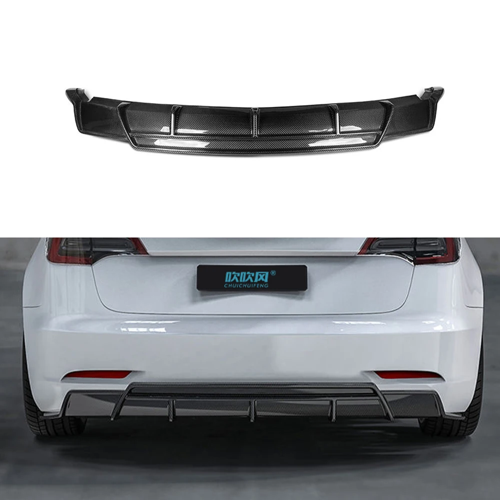 For Tesla MODEL 3 Rear Diffuser Rear Lip Genuine Carbon Fiber Body Kits Car Accessories Auto Parts
For Tesla MODEL 3 Rear Diffuser Rear Lip Genuine Carbon Fiber Body Kits Car Accessories Auto Parts