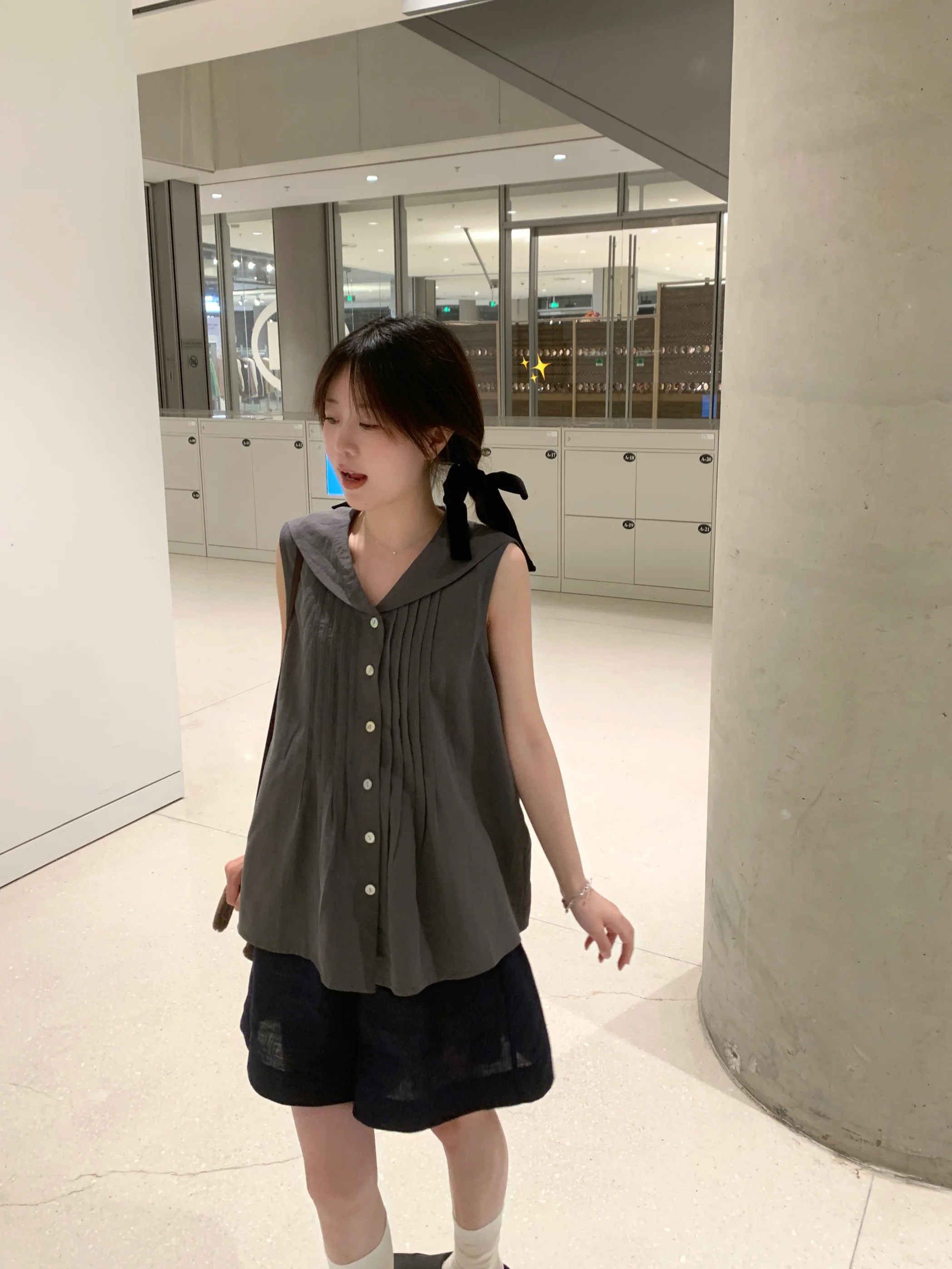 Корейская хлопково-льняная рубашка-топ с воротником, свободного кроя, для женщин, летняя, повседневная, однотонная, на пуговицах
Корейская хлопково-льняная рубашка-топ с воротником, свободного кроя, для женщин, летняя, повседневная, однотонная, на пуговицах