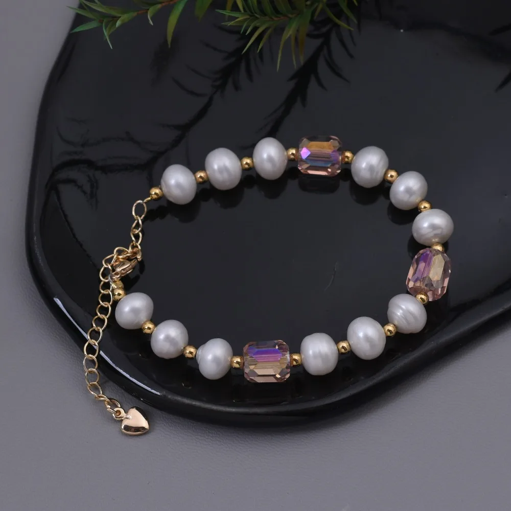 Natural Freshwater Pearl Splicing Bracelet Emotional Stability Bracelet Amethyst Valentines Day Adjustment Bracelet for Women
Natural Freshwater Pearl Splicing Bracelet Emotional Stability Bracelet Amethyst Valentines Day Adjustment Bracelet for Women