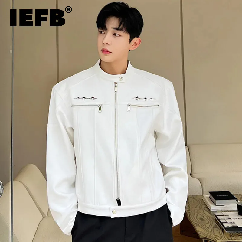 IEFB Metal Decoration Men's Jackets Personality Stand Collar Zipper Male Short Coats Korean Fashion Spring New Chic 2024 9C4327
IEFB Metal Decoration Men's Jackets Personality Stand Collar Zipper Male Short Coats Korean Fashion Spring New Chic 2024 9C4327
