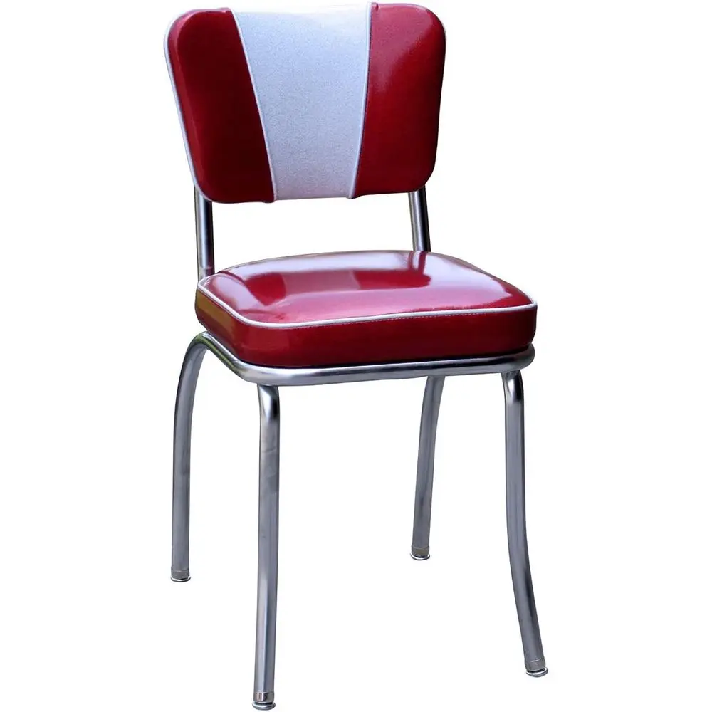 Vintage V-Back Diner Seat with 2 Cushion, Red Glitter/Silver Glitter
Vintage V-Back Diner Seat with 2 Cushion, Red Glitter/Silver Glitter