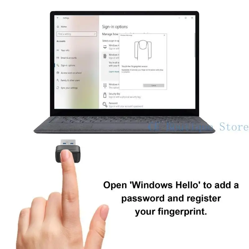 652F USB Fingerprint Reader Window Hello Fingerprint Reader Fast and Accurate Authentication 360 Degrees Detection
652F USB Fingerprint Reader Window Hello Fingerprint Reader Fast and Accurate Authentication 360 Degrees Detection