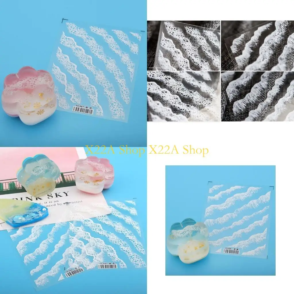 Уникальная 1 листовая моделирование волновой наклейка эпоксидная смола UV -клей DIY аксессуары имитация
Уникальная 1 листовая моделирование волновой наклейка эпоксидная смола UV -клей DIY аксессуары имитация