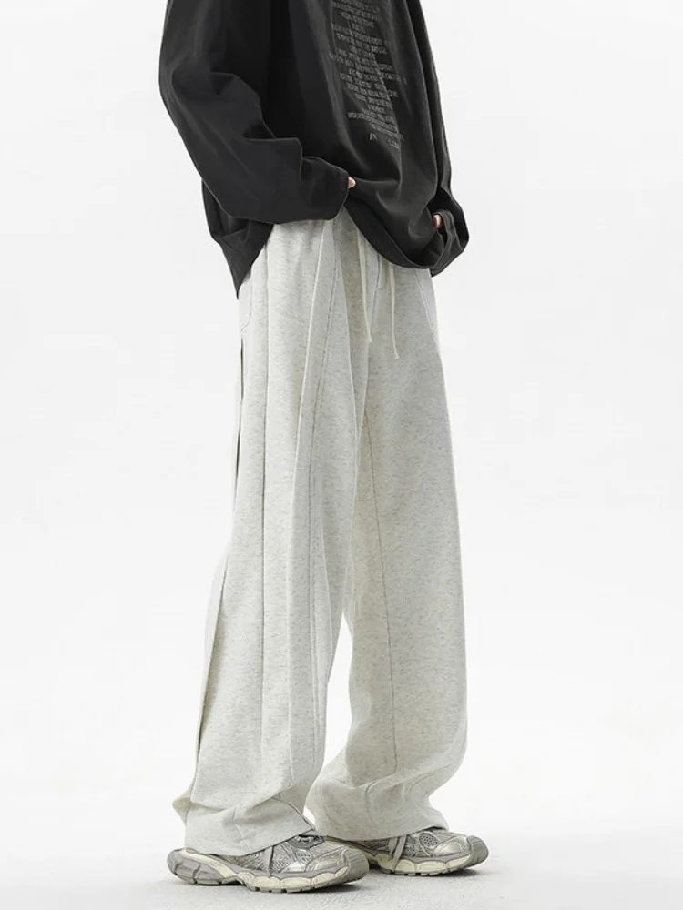 Casual Men's Wide Leg Pants Dstring Autumn Design High Street Sle Versatile Loose Fit Long Trousers Faionable Youthwear
Casual Men's Wide Leg Pants Dstring Autumn Design High Street Sle Versatile Loose Fit Long Trousers Faionable Youthwear