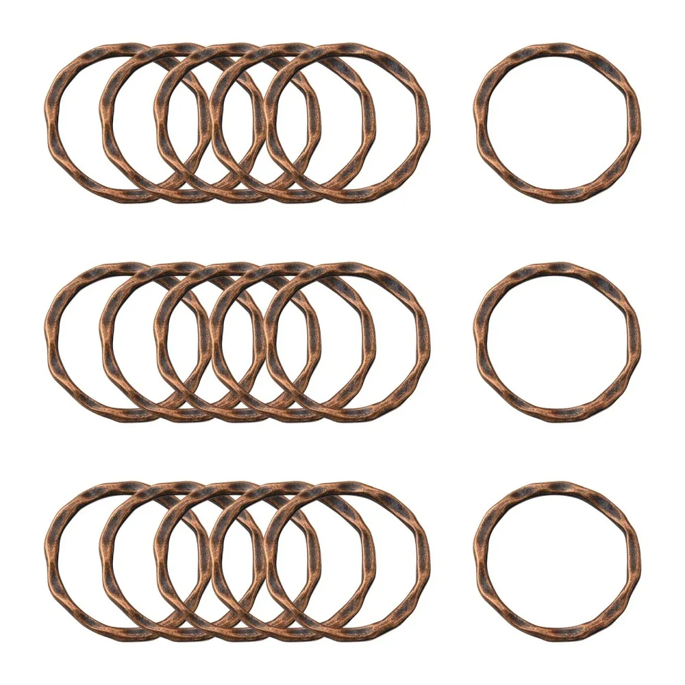 Style Linking Rings Circle Frames Cadmium Free Nickel Free Lead Free Red Copper Color 22x1.5mm 18.5mm inner diameter
Style Linking Rings Circle Frames Cadmium Free Nickel Free Lead Free Red Copper Color 22x1.5mm 18.5mm inner diameter