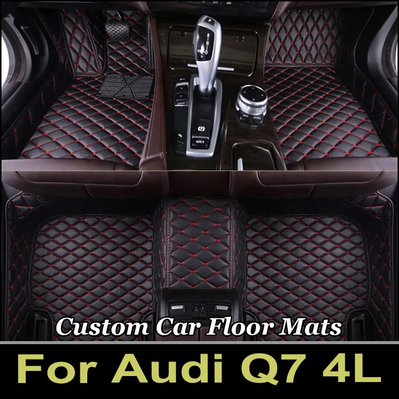 Автомобильные коврики для Audi Q7 4L MK1 2005 ~ 2015, роскошный кожаный коврик, противогрязевой ковер, прочный автомобильный коврик, набор, аксессуары для интерьера автомобиля
Автомобильные коврики для Audi Q7 4L MK1 2005 ~ 2015, роскошный кожаный коврик, противогрязевой ковер, прочный автомобильный коврик, набор, аксессуары для интерьера автомобиля