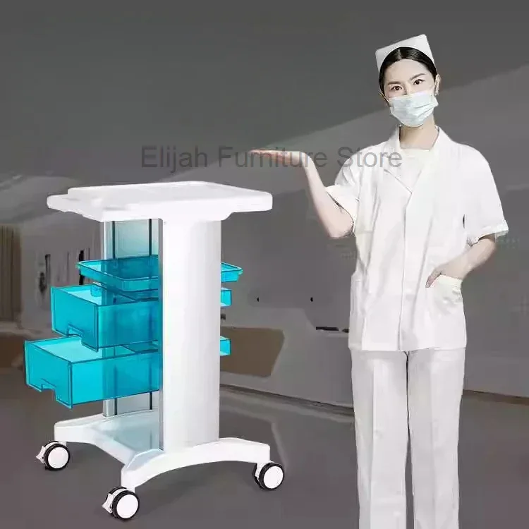 ABS Plastic Multi-layer Trolley Dental Cart Medical Trolley Mobile Silent Carrit Auxiliares De Peluqueria Beauty Salon Furniture
ABS Plastic Multi-layer Trolley Dental Cart Medical Trolley Mobile Silent Carrit Auxiliares De Peluqueria Beauty Salon Furniture