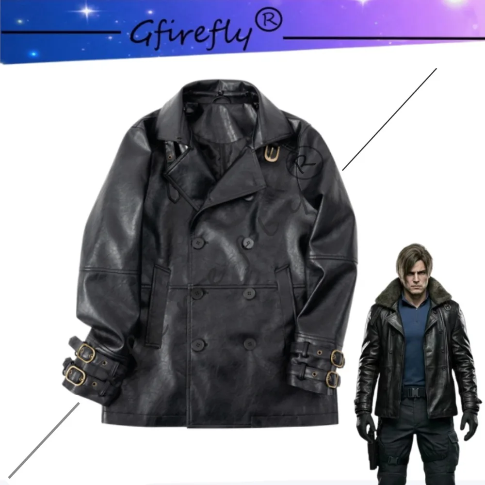 Resident Evil 9 Leon Same Style Cosplay Costume High Quality Leather Jacket Trench Coat Unisex Halloween Carnival Party Stage
Resident Evil 9 Leon Same Style Cosplay Costume High Quality Leather Jacket Trench Coat Unisex Halloween Carnival Party Stage