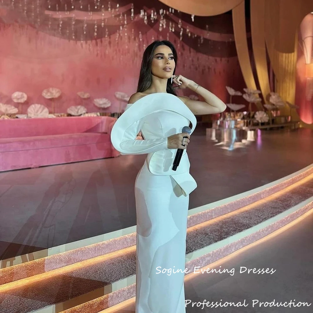 Formal Prom Dresses 2025 One-Shoulder Satin Party Dress For Women Formal Straight فساتين سهرات White Knot Vestidos De Fiesta
Formal Prom Dresses 2025 One-Shoulder Satin Party Dress For Women Formal Straight فساتين سهرات White Knot Vestidos De Fiesta