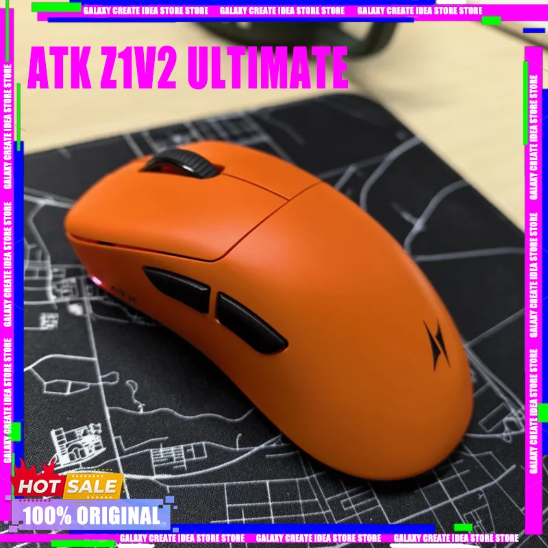 Беспроводная игровая мышь ATK Z1V2 Ultimate, двойная 8K PAW3950Ultra Electronics, мышь для киберспорта, 500 мАч, легкие мыши, подарки для ПК и геймеров
Беспроводная игровая мышь ATK Z1V2 Ultimate, двойная 8K PAW3950Ultra Electronics, мышь для киберспорта, 500 мАч, легкие мыши, подарки для ПК и геймеров