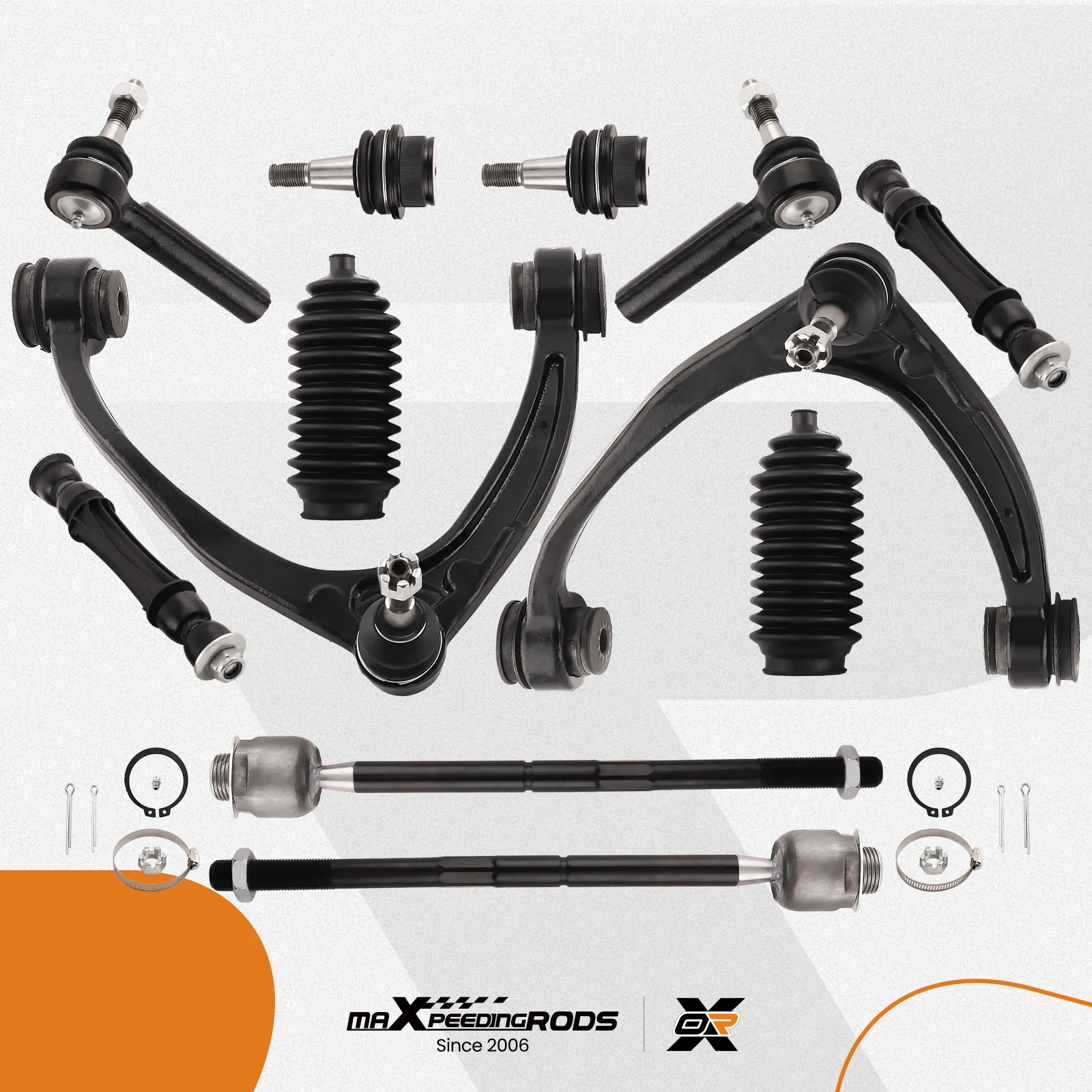 12Pcs Front Tie Rod Ends & Control Arm for Chevrolet Avalanche 2007 2008 2009 2010 2011 2012 2013
12Pcs Front Tie Rod Ends & Control Arm for Chevrolet Avalanche 2007 2008 2009 2010 2011 2012 2013