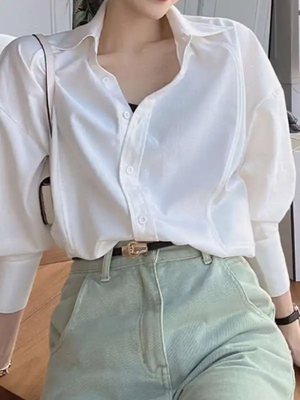 Новая женская свободная рубашка Meiyang с трехмерным кроем, в деловом стиле, из тонкого полиэстера, не деформируется, с длинным рукавом
Новая женская свободная рубашка Meiyang с трехмерным кроем, в деловом стиле, из тонкого полиэстера, не деформируется, с длинным рукавом