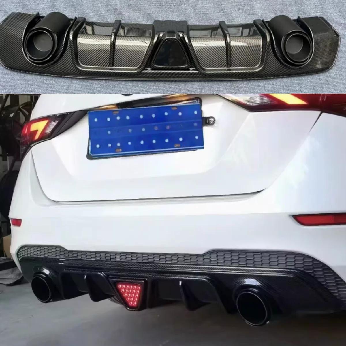 Rear Bumper Diffuser Dual Pipe Decoration With Led Lamp For Nissan Sentra Sylphy 2020-2022 Bodykit Exterior Accessories Parts
Rear Bumper Diffuser Dual Pipe Decoration With Led Lamp For Nissan Sentra Sylphy 2020-2022 Bodykit Exterior Accessories Parts