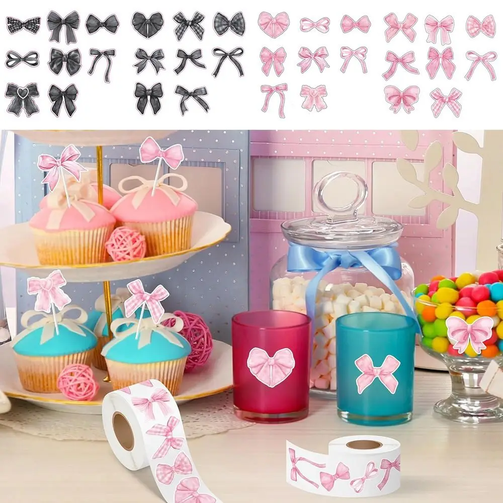 500PCS Pink Black Bowknot Sealing Stickers Mixed Pattern Paper Seal Labels Package Decoration Party Supplies
500PCS Pink Black Bowknot Sealing Stickers Mixed Pattern Paper Seal Labels Package Decoration Party Supplies