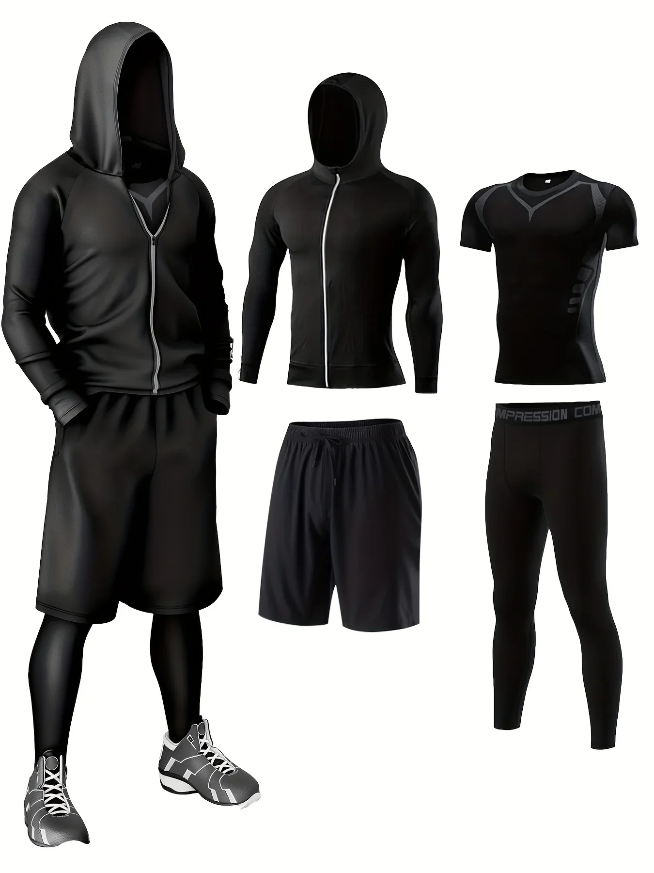 Men's autumn and winter fitness clothes quick drying clothes winter outdoor training coat new
Men's autumn and winter fitness clothes quick drying clothes winter outdoor training coat new