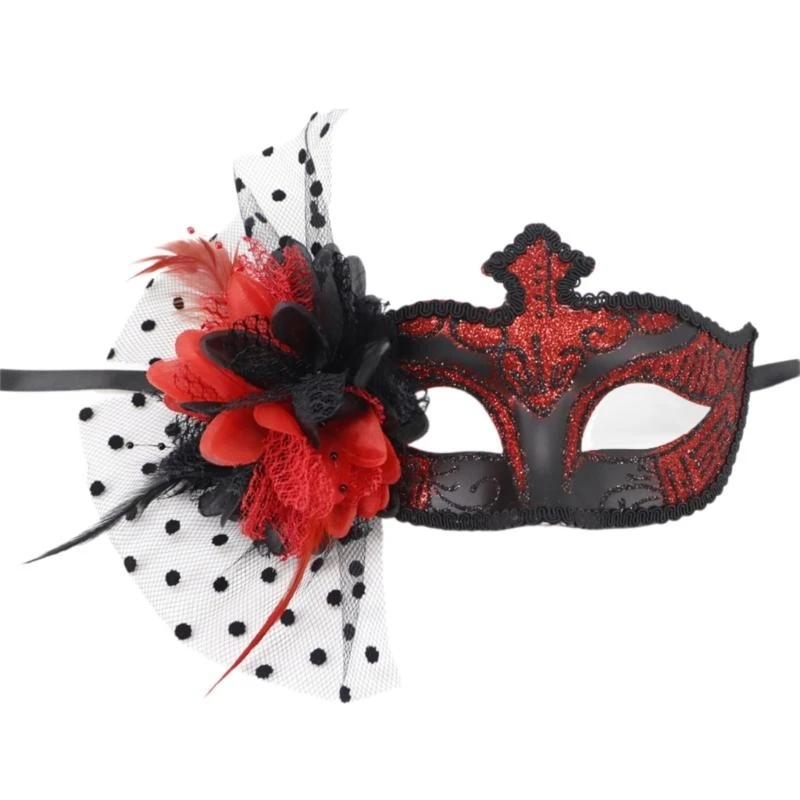 652F Feathered Masquerade Mask Halloween Party Eye Mask Flower Decoration Masquerade Half Face Mask for Women Cosplay
652F Feathered Masquerade Mask Halloween Party Eye Mask Flower Decoration Masquerade Half Face Mask for Women Cosplay