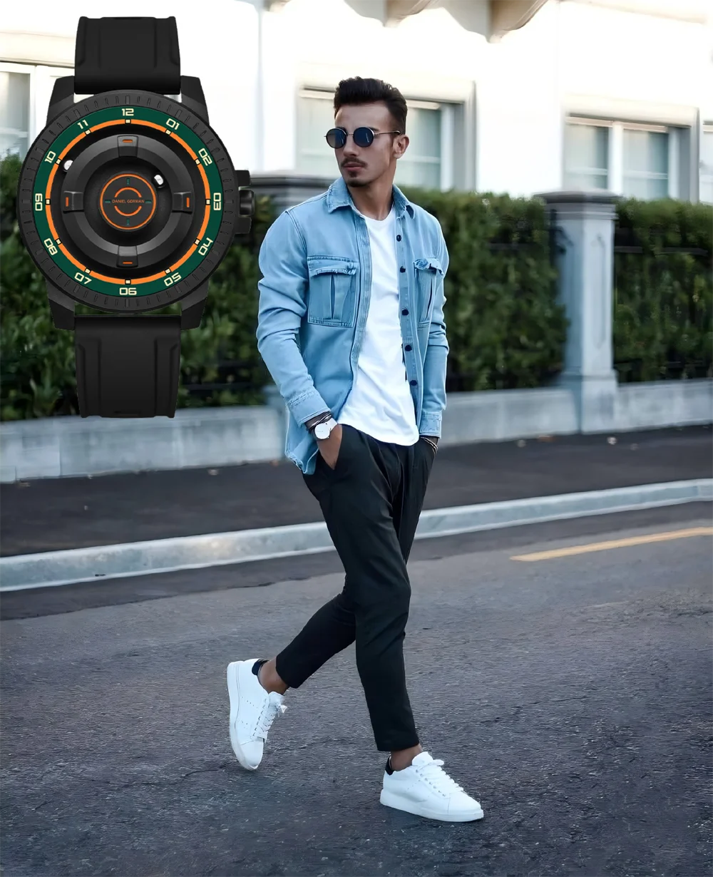 Men's Creative Fashion Watch Black Reloj with Magnetic Ball Metal Multinational Design Rubber Sports Male Wristwatch
Men's Creative Fashion Watch Black Reloj with Magnetic Ball Metal Multinational Design Rubber Sports Male Wristwatch