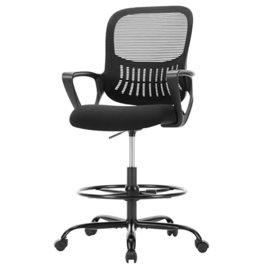 Ta raftg esk Cair - Ergonomic ig Stoo Computer it Ajustabe eigt an Comfy umbar Support, Office Rog Counter it Fie Arms an Footr
Ta raftg esk Cair - Ergonomic ig Stoo Computer it Ajustabe eigt an Comfy umbar Support, Office Rog Counter it Fie Arms an Footr