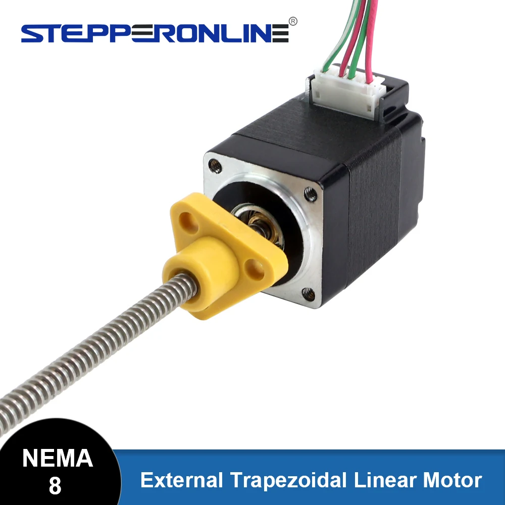 STEPPERONLINE NEMA 8, внешний трапециевидный линейный шаговый двигатель, 0,5 А, 28,2 мм, стек, винтовой ход, 1 мм, длина хода, 100 мм, ЧПУ
STEPPERONLINE NEMA 8, внешний трапециевидный линейный шаговый двигатель, 0,5 А, 28,2 мм, стек, винтовой ход, 1 мм, длина хода, 100 мм, ЧПУ