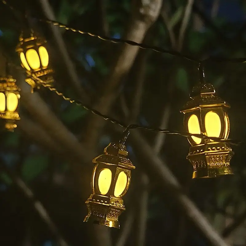 Solar Golden Party Decoration Lantern Iftar Mubarak Ramadan Led Lamp for Garden Home Bedromm Christmas Waterproof String Light
Solar Golden Party Decoration Lantern Iftar Mubarak Ramadan Led Lamp for Garden Home Bedromm Christmas Waterproof String Light