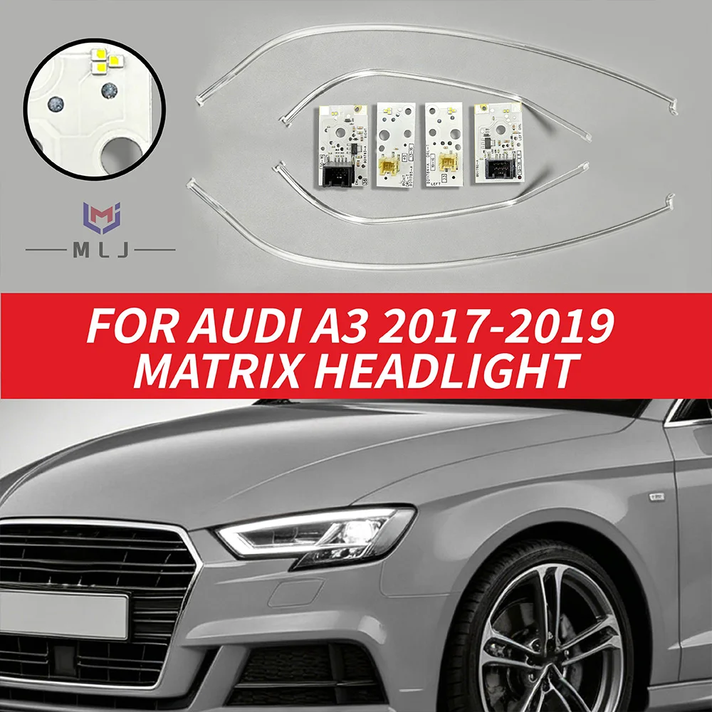 For Audi A3 S3 Matrix 2017-2019 DRL Light Chip Angel Eye Board Headlight Guide Tube Strip Replacement 8V0998473B 8V0998474B
For Audi A3 S3 Matrix 2017-2019 DRL Light Chip Angel Eye Board Headlight Guide Tube Strip Replacement 8V0998473B 8V0998474B