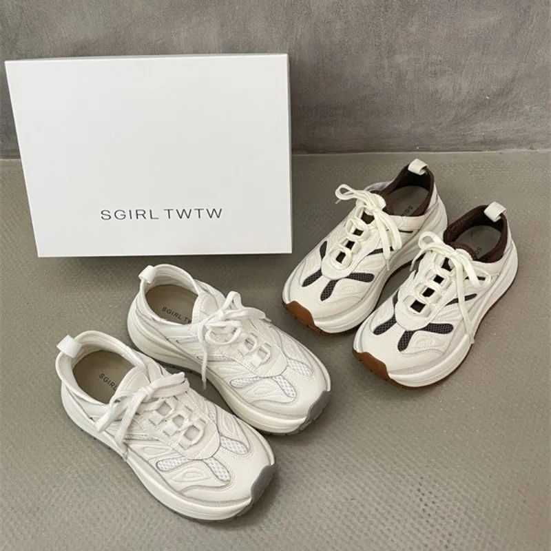 Ugly Cute Retro Dad Shoes Women 2025 New Summer Thick-soled Breathable Hiking Sports Casual Sneakers Trend
Ugly Cute Retro Dad Shoes Women 2025 New Summer Thick-soled Breathable Hiking Sports Casual Sneakers Trend