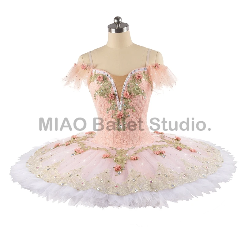 Sleeping Beauty Professional ballet Pancake Tutu Princess peach pink Shiny ballet costume performance tutu girl Competition 0242
Sleeping Beauty Professional ballet Pancake Tutu Princess peach pink Shiny ballet costume performance tutu girl Competition 0242